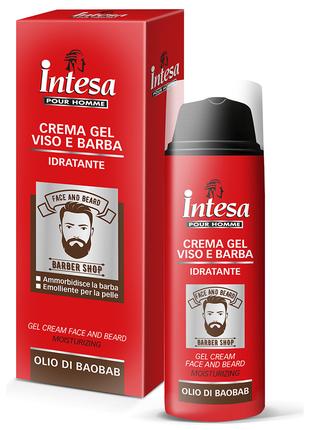 Крем-гель для бороды и лица увлажняющий Intesa pour homme 50 мл.