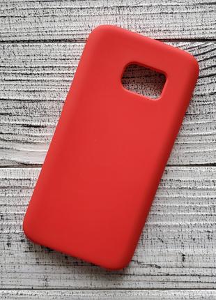 Чехол Samsung G930F Galaxy S7 накладка для телефона красный