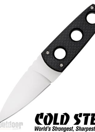 Тычковый нож 16,5 см черный для самозащиты с чехлом в комплект...