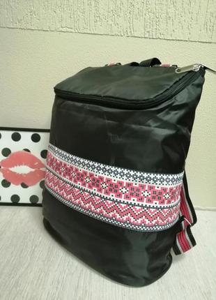 Рюкзак з національним орнаментом, вишивкою. рюкзак жіночий тек...