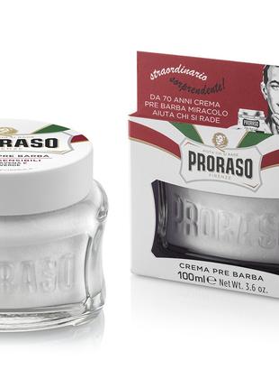 Крем перед бритьем Proraso preshave cream sensitiv, 400401, 10...