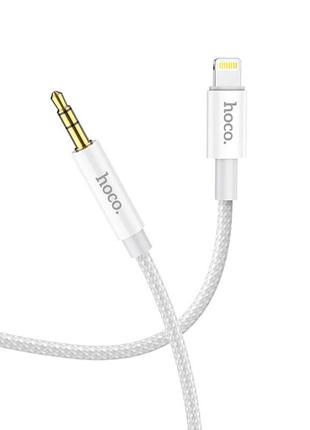 Кабель переходник Lightning на 3,5 mini Mini-Jack (AUX) HOCO d...