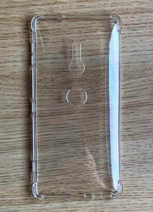 Sony Xperia XZ2 чехол (бампер, накладка) прозрачный силиконовый