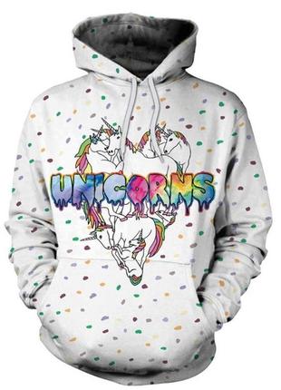 Худі unicorns. розмір l/xl.