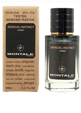 Тестер стойкий 60 мл montale sensual instinct духи женские мо...