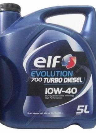 Моторное масло ELF Evolution 700 Turbo Diesel 10W-40 5л.(216672)