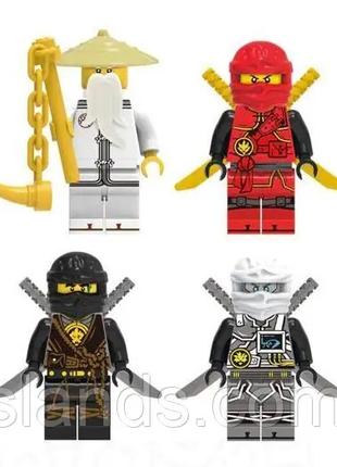 Конструктор фигурки человечки ниндзяго Ninjago для лего lego 12 ш