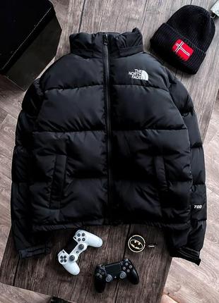 Розпродаж! зимовий пуховик чорний тнф tnf the north face 700 /...