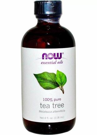 Эфирное масло NOW Tea Tree Oil, 118 мл