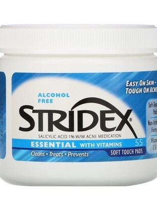 Stridex single-step, контроль акне, без спирту, 55 м’яких поду...