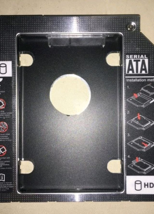 Адаптер optibay caddy 9,5 mm DVD to Sata перехідник