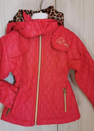 Стьобана куртка вітровка на дівчинку 1-2 роки, вітровка італія