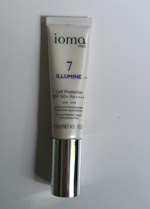 Крем для обличчя ioma 7 - illumine cell protector spf50 + pa++++