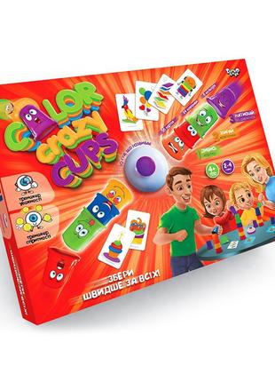 Настольная игра Danko Toys Color Crazy Cups Разноцветная 48231...