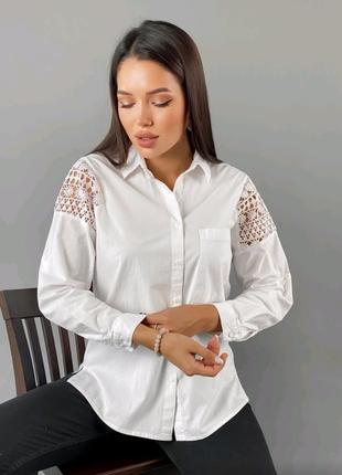 Жіноча сорочка з довгим рукавом , рубашка с длинным рукавом