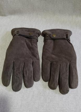 Мужские перчатки cherokee натуральная кожа
