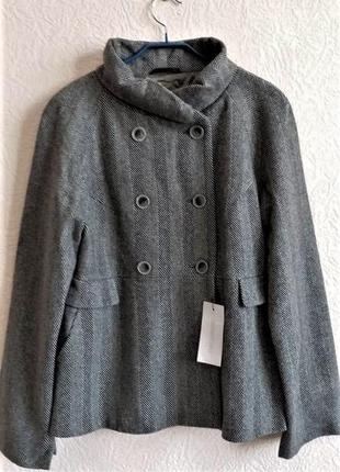 Укороченное шерстяное пальто lady charmante (размеры 36, 42 евро)