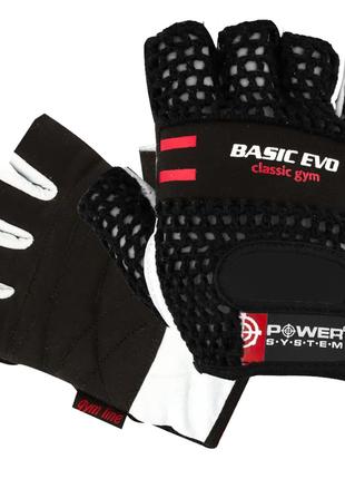 Перчатки для фитнеса Power System PS-2100 EVO, Black/Red XS