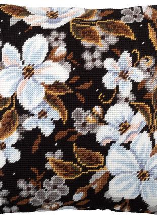 Набір для вишивання подушки хрестиком "Яблуневий цвіт" Страмін...