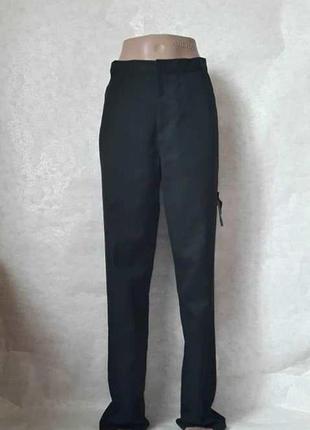 Фирменные george классические брюки в чёрном цвете на подростк...