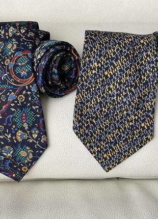 Christian dior комплект винтажных галстуков