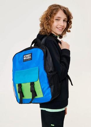 Рюкзак детский для мальчика для школы школьный синий портфель