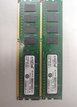 Оперативная память Crucial DDR3 8Gb 1600MHz