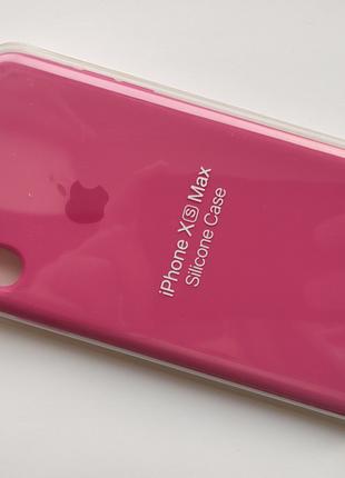Оригинальный силиконовый чехол для Apple iPhone XS Max
