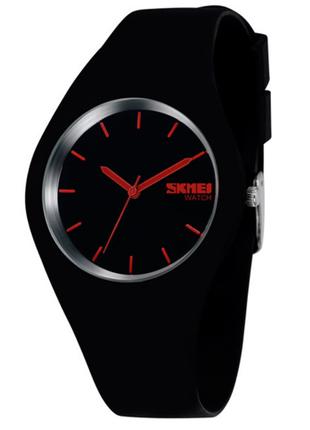Мужские наручные часы Skmei Rubber Black II 9068