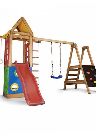 Детская спортивная деревянная площадка Babyland-24, размер 2.4...