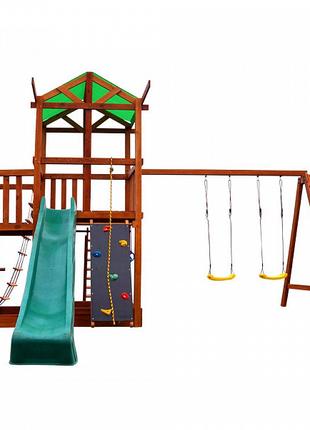 Детская спортивная деревянная площадка Babyland-5, размер 3.2х...