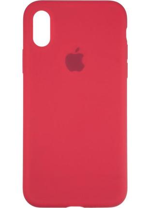 Чехол-накладка Original Full Soft Case для iPhone X/XS Garnet