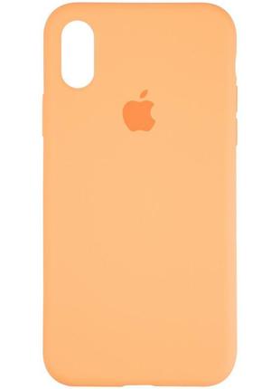 Чехол-накладка Original Full Soft Case для iPhone X/XS Papaya