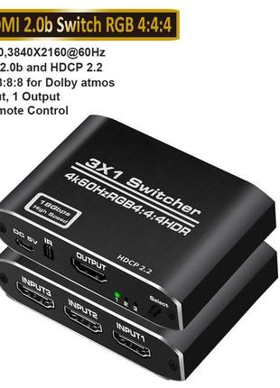 СТОК Коммутатор / HDMI Splitter\ концентратор для DVD Navceker