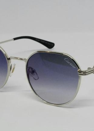 Cartier стильные брендовые солнцезащитные очки унисекс серо фи...