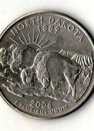 США 25 центів 2006 рік №315