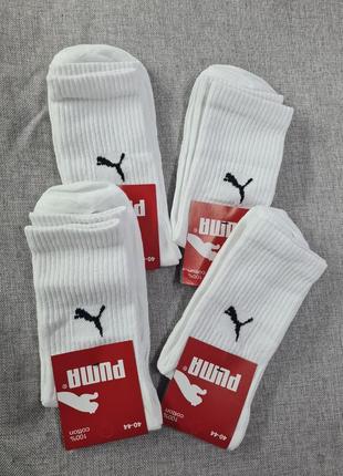 Шкарпетки пума,  білі шкарпетки,  шкарпетки puma унісекс