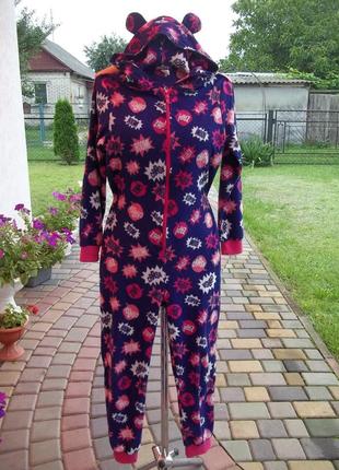 ( 9 - 10 лет ) флисовая пижама кигуруми для мальчика девочки б...