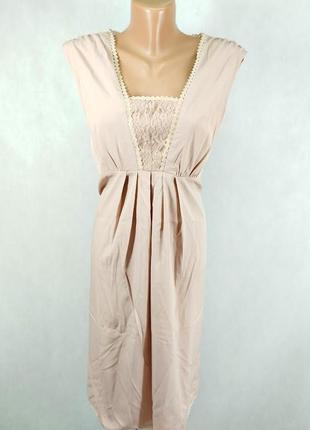 Saint tropez платье нюдового цвета с розовым подтоном