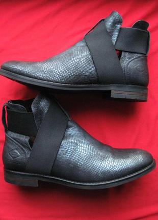 Palladium (39, 25 см) кожаные ботинки челси женские