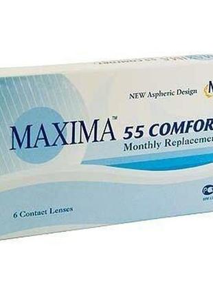Контактные линзы "maxima 55 comfort plus" англия  ( 1 мес.) - ...
