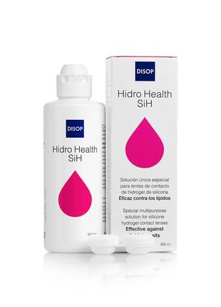 Раствор для очистки контактных линз "hidro health sih" disop, ...