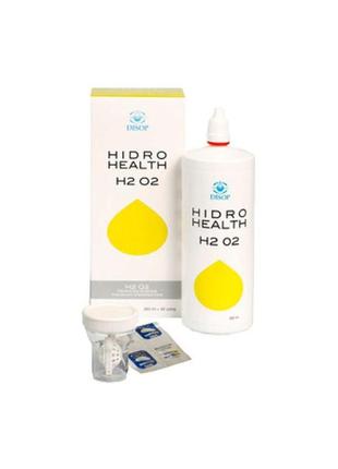 Пероксидная система очистки контактных линз "hidro health h202...