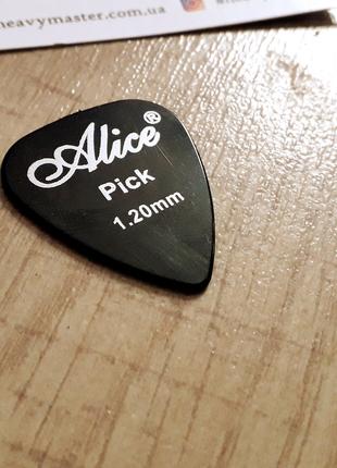 Медиатор медиаторы Alice черные 1,2 мм для гитары электрогитары