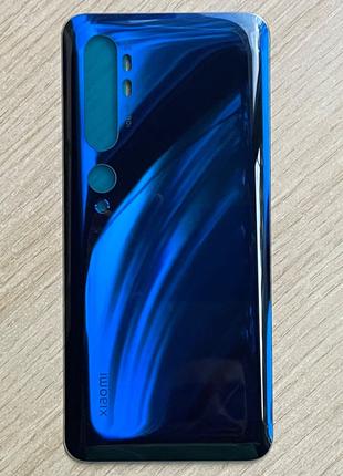 Задняя крышка для Xiaomi Mi Note 10 Aurora Blue на замену синяя