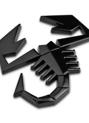 Емблема Abarth на кришку багажника (чорний), Fiat