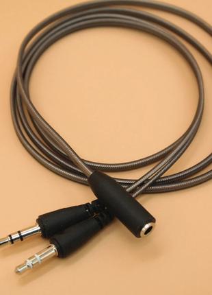 Перехідник Y-сплітер подовжувач кабель на 2 штекери 3.5 мм 4 p...