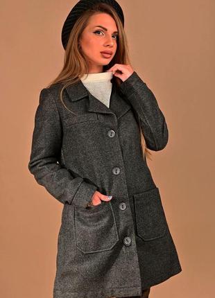 Женское демисезонное пальто, пальто-пиджак, жіноче демісезонне...