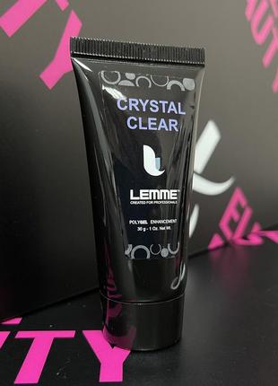Кристально-прозрачный полигель Lemme Crystal Clear - 30 мл