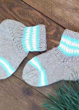 Дитячі вовняні шкарпетки - теплі шкарпетки для малюків - в'яза...